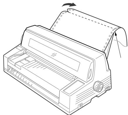 OKI ML 8810 - Separação de formulários continuos impressos - 1