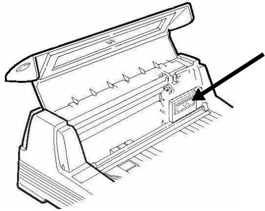 OKI ML 8810 - Retirez l'élément d'emballage protégeant la tête d'impression - 2