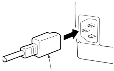 OKI ML 8810 - Install the Power Cord - 2
