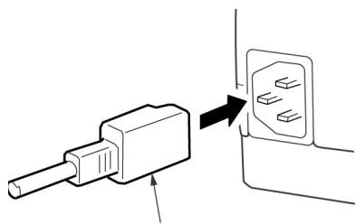 OKI ML 8810 - Conecte o cabo de alimentacao - 2