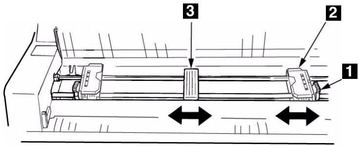 OKI ML 8810 - Colocação do papel - 1