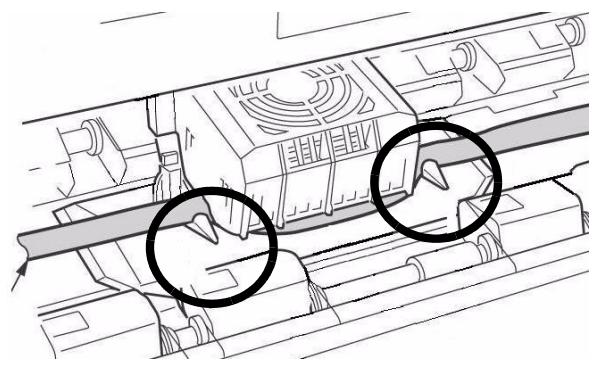 OKI ML 8810 - Instalação do cartucho de fita - 11