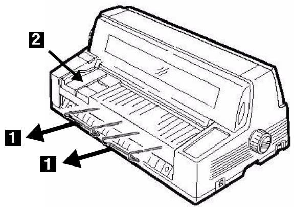 OKI ML 8810 - Chargement des feuilles et formulaires simples - 1