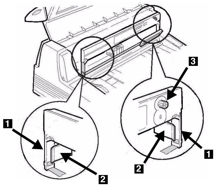 OKI ML 8810 - Installation du ruban - 9
