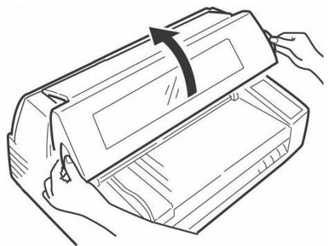 OKI ML 8810 - Instalação do cartucho de fita - 3