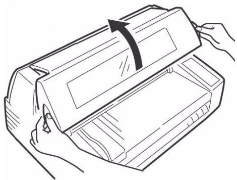 OKI ML 8810 - Retirez l'élément d'emballage protégeant la tête d'impression - 1