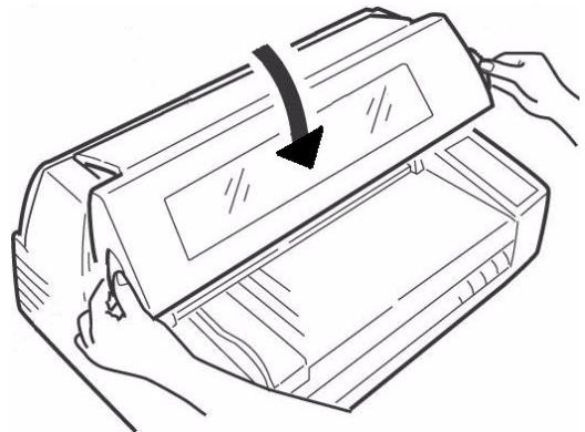 OKI ML 8810 - Install the Ribbon Cartridge - 14