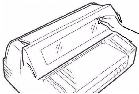 OKI ML 8810 - Remove the Protective Film - 1