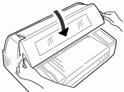 OKI ML 8810 - Instalación del cartucho de cinta - 14