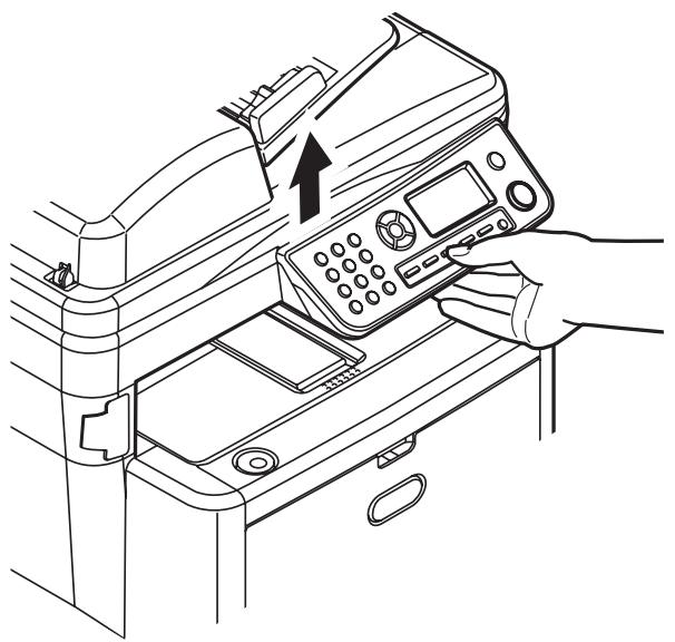OKI MPS480MB - Soulevez le scanner. - 1