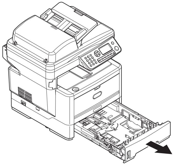 OKI MPS480MB - Chargement du papier : Bac 1 - 1
