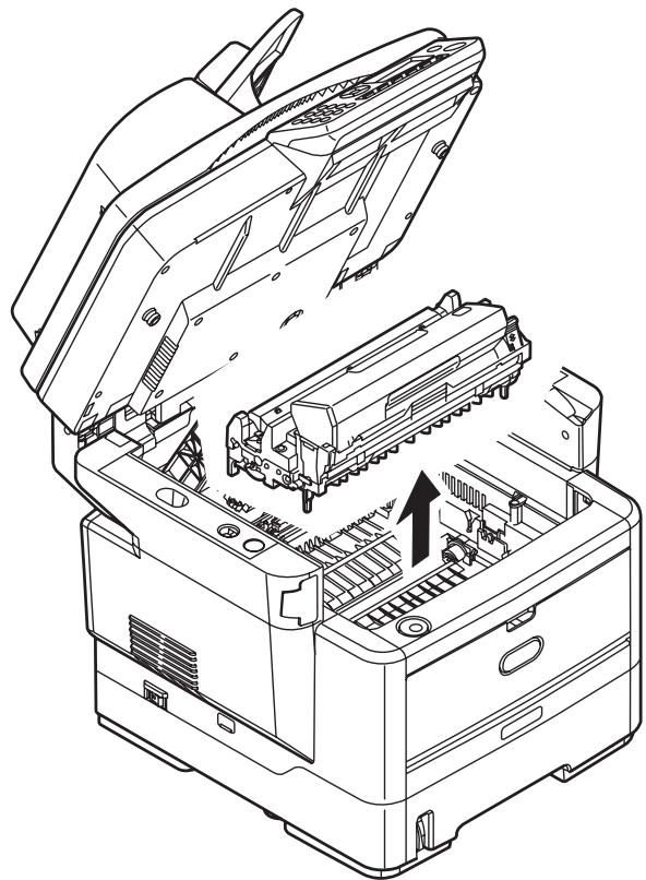 OKI MPS480MB - Soulevez le scanner. - 3