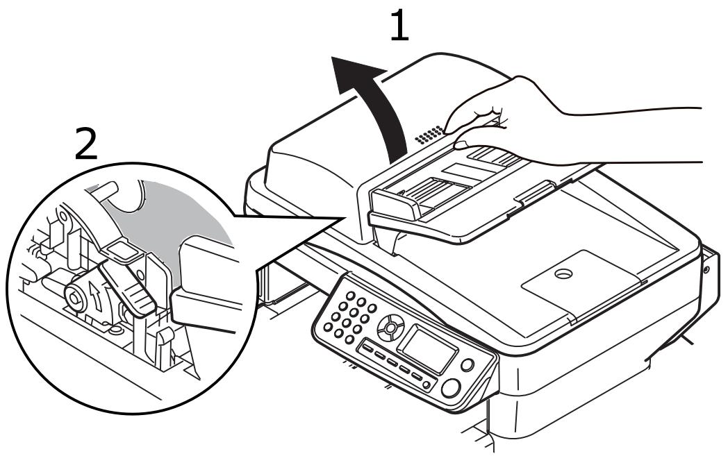 OKI MPS480MB - Dans la section chargeur du scanner... - 1