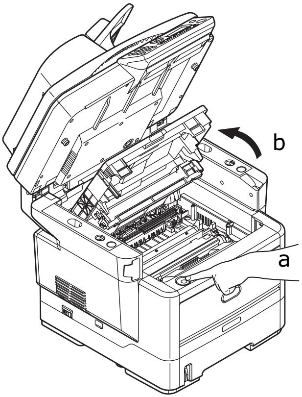 OKI MPS480MB - Soulevez le scanner. - 2