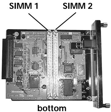 OKI PAGE 10EX - Installing the SIMM Card - 1