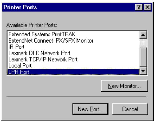 OKI PAGE 14I - Add LPR Printer - 1