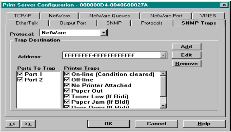 OKI PAGE 14I - SNMP Traps Configuration - 1