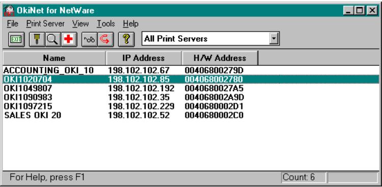 OKI PAGE 14I - Running OkiNet for NetWare - 1