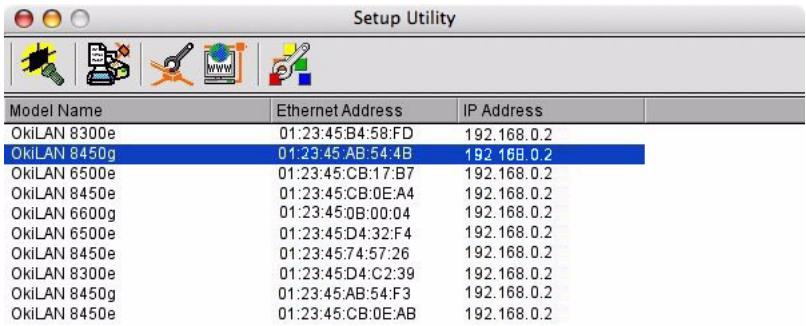 OKI C711WT - THE PRINTER SETUP UTILITY INTERFACE - 1