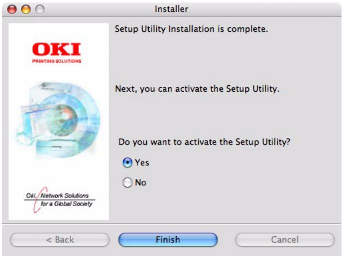 OKI C711WT - INSTALLING THE PRINTER SETUP UTILITY - 3