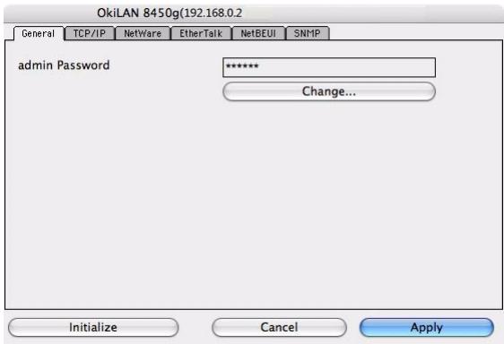 OKI C711WT - General Tab - 1