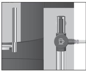 JURA IMPRESSA C5N - Height-adjustable coffee spout - 1