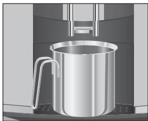 JURA IMPRESSA C5N - Rinsing the machine - 1