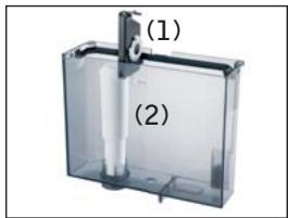 JURA IMPRESSA F505 - Mise en place du filtre (à la première mise en service) - 1