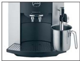 JURA IMPRESSA F505 - Mise en place du filtre (à la première mise en service) - 4