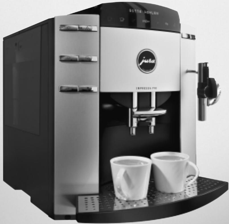 JURA IMPRESSA F90 - Instructions for use - 1
