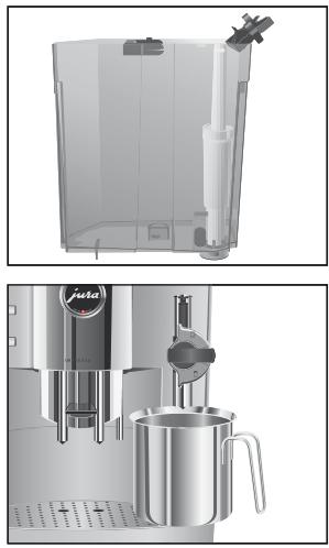 JURA IMPRESSA XS90 ONE TOUCH - IMPRESSA XS95 ONE TOUCH - Mise en place et activation du filtre - 1