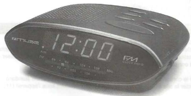MUSE M-10CR - Digital Alarm Clock Radio - 1