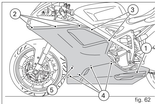DUCATI 1098 R BAYLISS - Side fairings - 1
