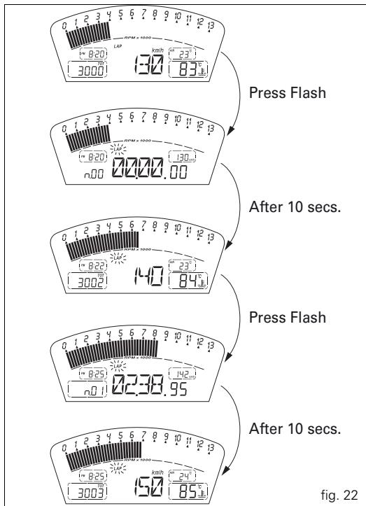 DUCATI 1098 R BAYLISS - LAP time display function - 4