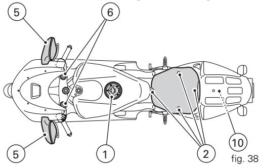 DUCATI DESMOSEDICI RR - Position on the vehicle (fig. 38) - 2