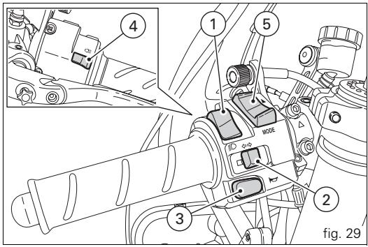 DUCATI DESMOSEDICI RR - LH switch (fig. 29) - 1