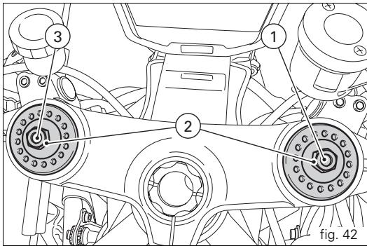 DUCATI DESMOSEDICI RR - Front fork adjusters - 1