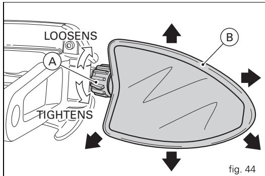 DUCATI HYPERMOTARD 1100 - Rear-view mirror adjustment - 2