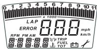 DUCATI HYPERMOTARD 1100 - LCD - Parameter setting/display - 1