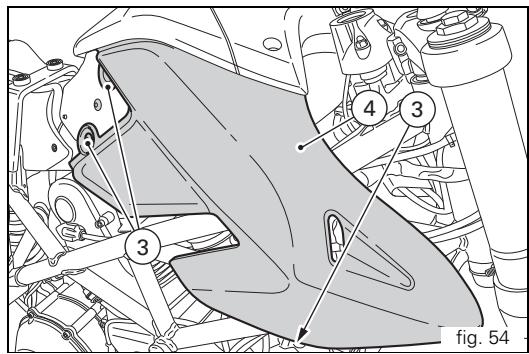 DUCATI HYPERMOTARD 1100 - Right side body panel - 2