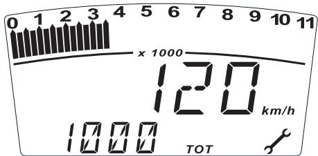 DUCATI HYPERMOTARD 1100 - Maintenance indicator - 2