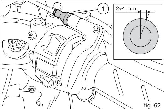 DUCATI MONSTER 1100 - Adjusting the throttle cable - 1