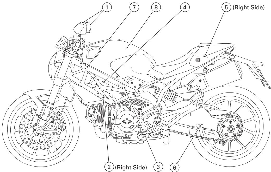 DUCATI MONSTER 1100 - Vehicle identification number (VIN) - 2