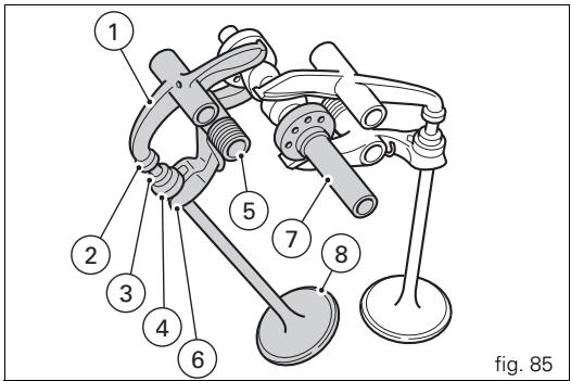DUCATI MULTISTRADA 1100 - Desmodromic timing system (fig. 85) - 1