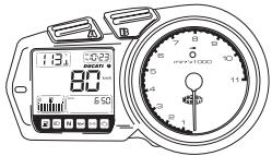 DUCATI MULTISTRADA 1100 - LCD - How to set/display parameters - 4