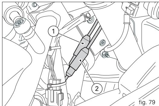 DUCATI 1198 - Adjustment of the throttle cable free play - 2