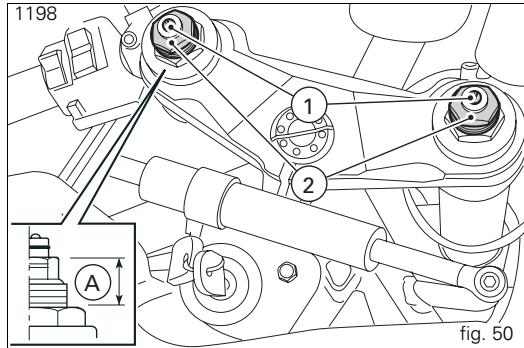 DUCATI 1198 - Front fork adjusters - 1