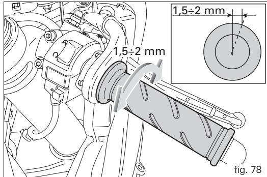 DUCATI 1198 - Adjustment of the throttle cable free play - 1