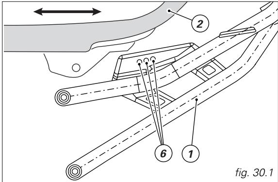 DUCATI 999 - Seat/fuel tank adjustment (Monoposto) - 1