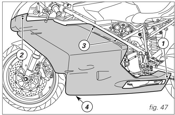 DUCATI 999 - Side body panels - monoposto - 1